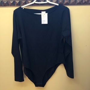 H&M black bodysuit